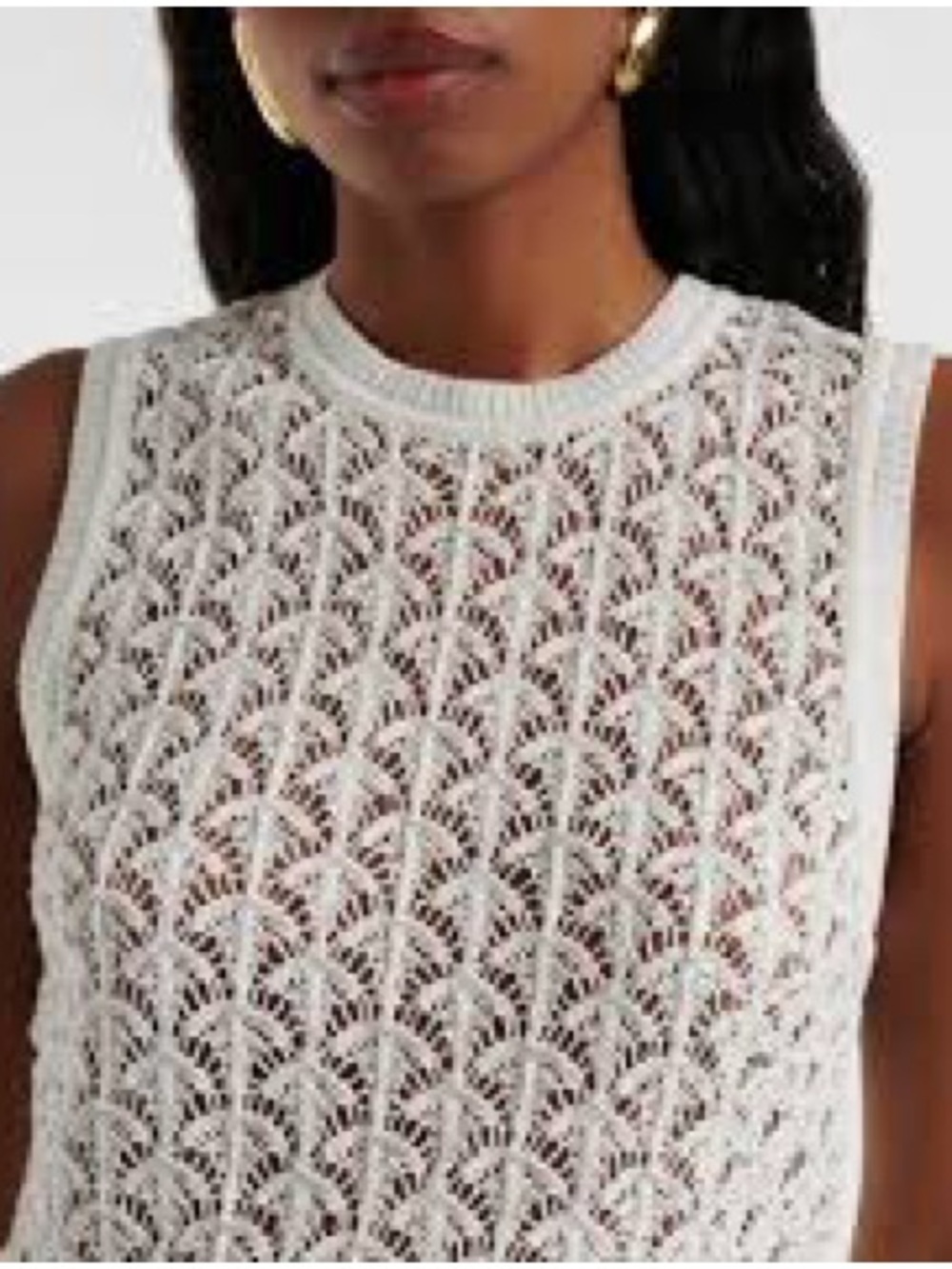 Zimmermann Wylie Crochet Knit Crop Top